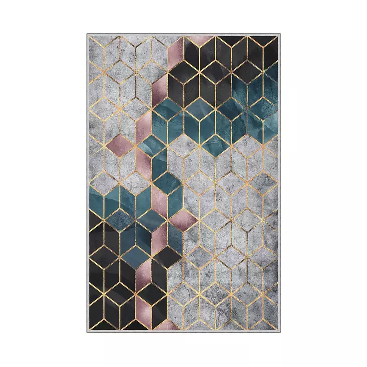 Gångmatta Conceptum Hmnt774 Flerfärgad Polyester 80x150 cm - Små mattor och gångmattor - 8682870592483 - 1