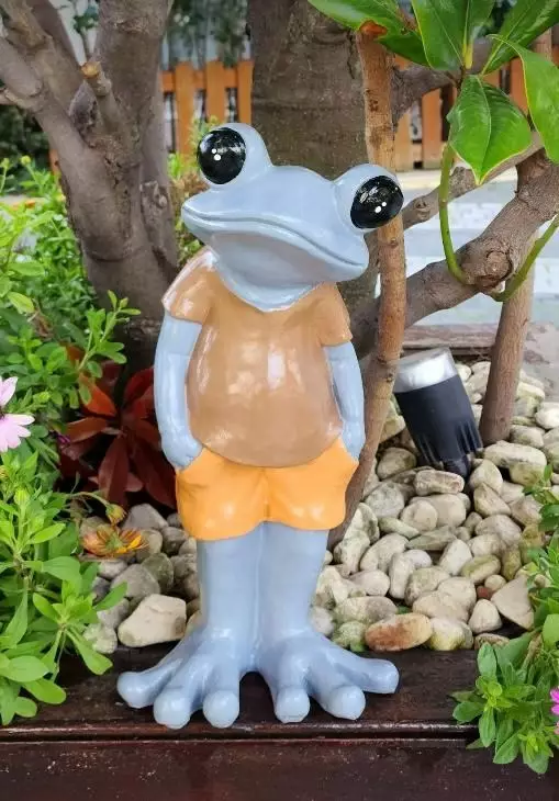 Dekorativ Objekt Aberto Design Kurbaga Flerfärgad Polyester 42x19x15 cm - Dekorationer, prydnadsföremål - 8684282698623 - 1