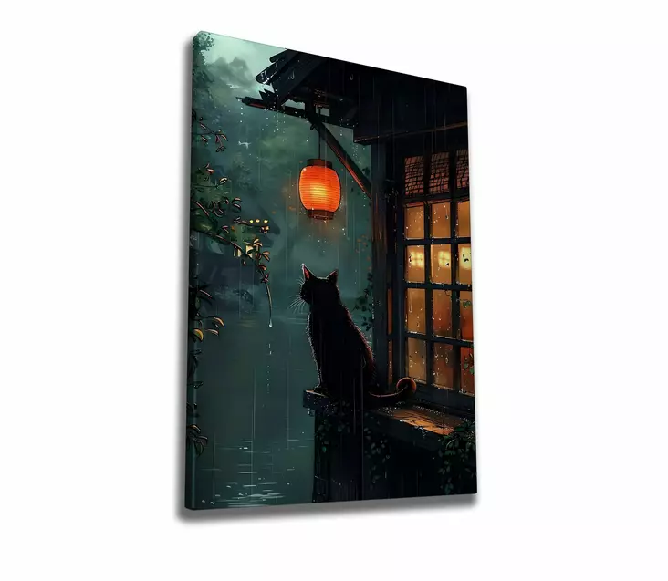 Canvastavla Wallity Flerfärgad Bomull/Polyester 50x70 cm - Tavlor och ramar - 8684283774173 - 1