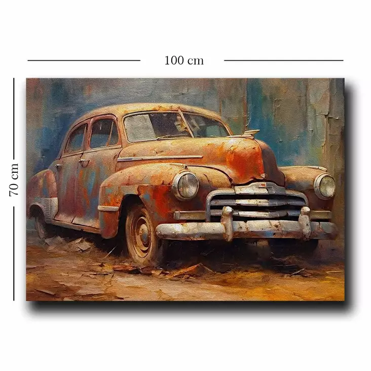 Canvastavla Wallity Flerfärgad Canvas 70x100 cm - Tavlor och ramar - 8684282626053 - 1