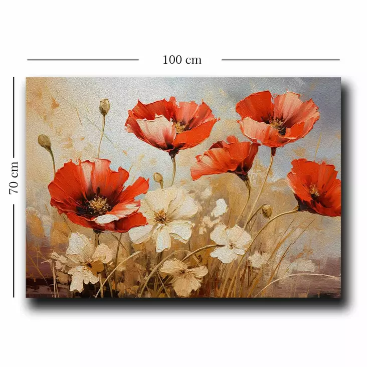 Canvastavla Wallity Flerfärgad Canvas 70x100 cm - Tavlor och ramar - 8684283328093 - 1