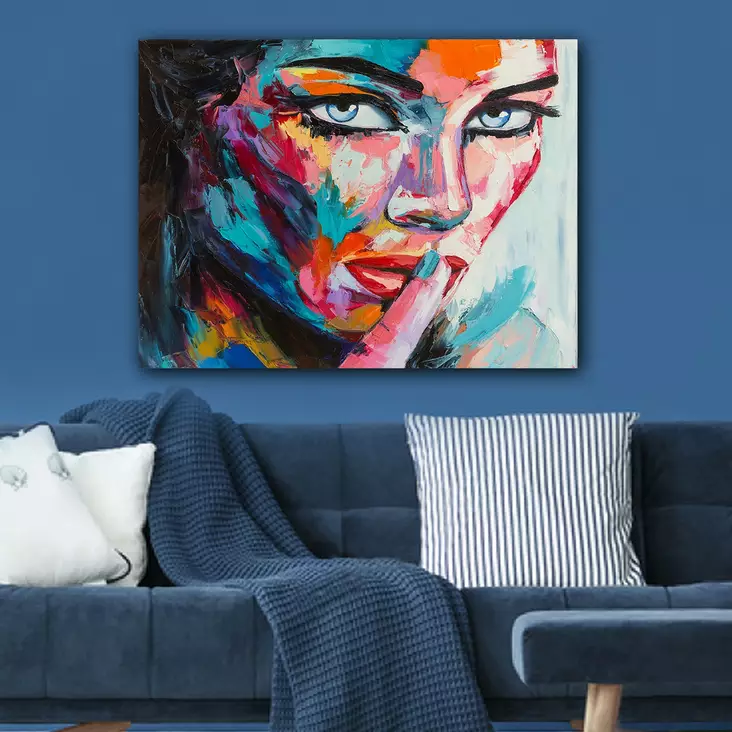 Canvastavla Wallity Flerfärgad Canvas 70x100 cm - Tavlor och ramar - 8682870221703 - 1