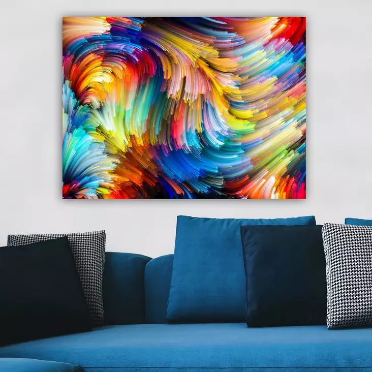 Canvastavla Wallity Flerfärgad Canvas 70x100 cm - Tavlor och ramar - 8682870218123 - 1