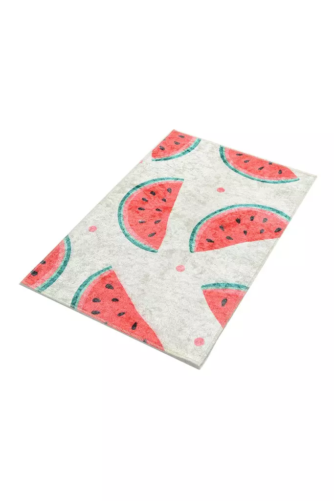 Badrumsmatta Mijölnir Flerfärgad 100% Polyester Antiallergisk Halkfri 40x60 cm - Badrumsmattor och våtrumsmattor - 8681875221213 - 1