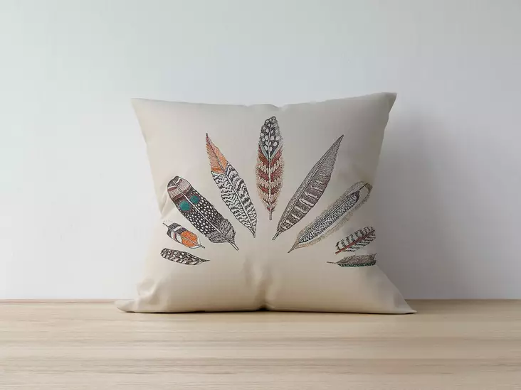 Kuddfodral Aberto Design A1144 Flerfärgad Polybomull 43x43 cm - Prydnadskuddar - 8682870195233 - 1