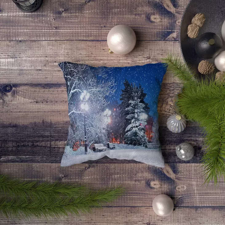 Kuddfodral Aberto Design NYXMAS080 Flerfärgad Polybomull 43x43 cm - Prydnadskuddar - 8683743249633 - 1