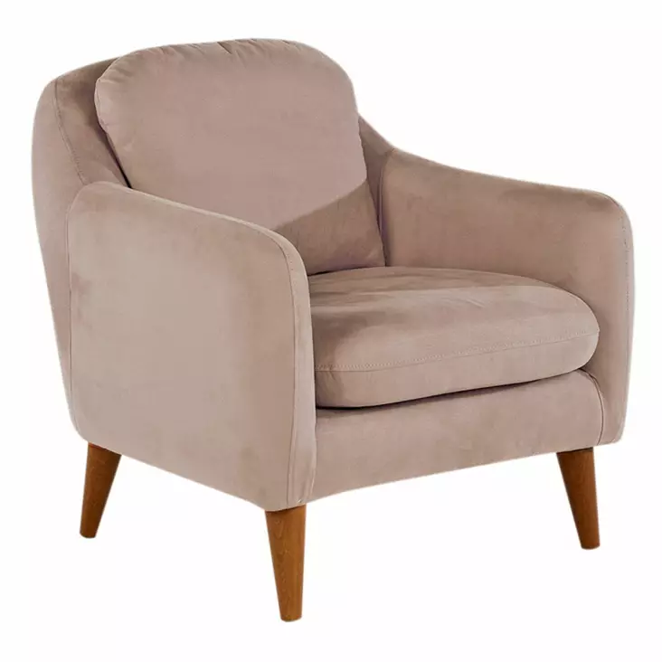 Öronlappsfåtölj Atelier del Sofa Soli Berjer Rock Tyg 71x77x77 cm - Fåtöljer - 8681875598353 - 1