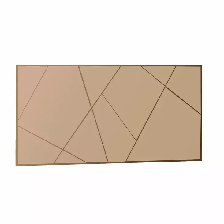 Spegel Hanah Home Orezo Brons MDF 60x120x2,2 cm - Speglar - 8684282429623 - 1