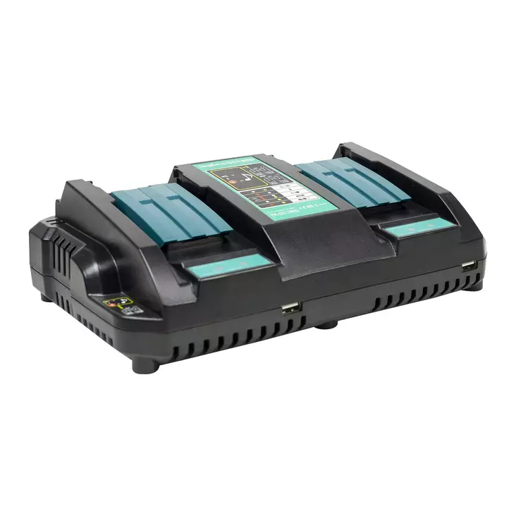 PNI DCH218 Dubbelladdare för 18V batterier - Jonköping ock Makita LXT kompatibel - Batterier och laddare - 5949066530463 - 1