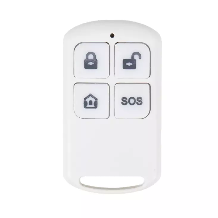 PNI SafeHouse HS190 fjernkontroll för trådlösa larmsystem, aktivering, avväpning, delvis aktivering, paniklarm, kompatibel med PNI SafeHome PT700, HS600, HS650 larmsystem - PNI produkter - 5949066516313 - 1