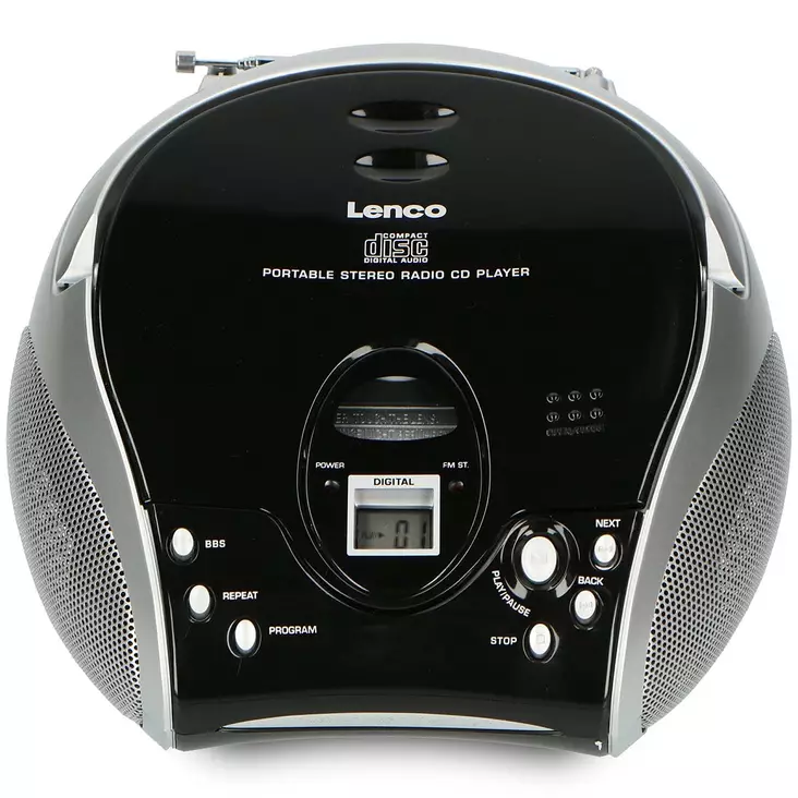 Portable stereo FM radio with CD player - Radioapparater - 8711902045533 - 10
