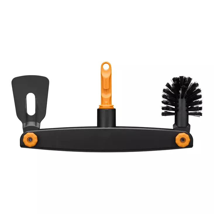 Räystäskourun puhdistaja OneClick Fiskars 1080698 - Säädettävä kourunpuhdistaja harjalla ja raaputtimella - Trädgårdsverktyg - 6411501390363 - 1