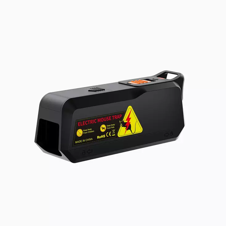 Elektrisk musfälla USB - 1800V batteri/nätdrift - Avskräckare och fällor för gnagare - 6438168122403 - 1