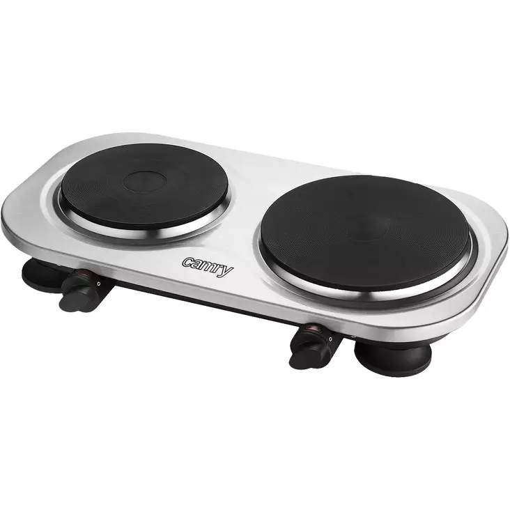 Sähkökäyttöinen keittoliesi 2-tasoa Camry - Ugnar och spisar - 5908256839083 - 1