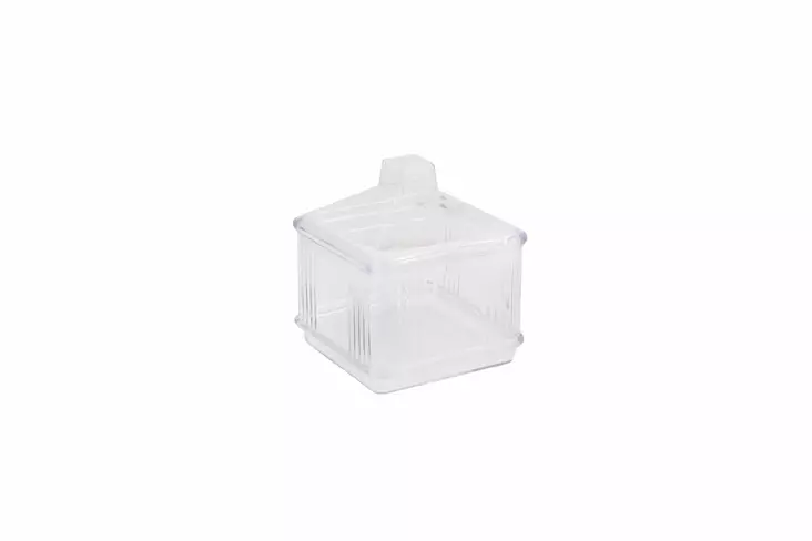 Förvaringslådeset (3 delar), transparent, 10 x 10 x 28,5 cm, tålig, stilren - Plastlådor och förvaringslådor - 8683743023363 - 1