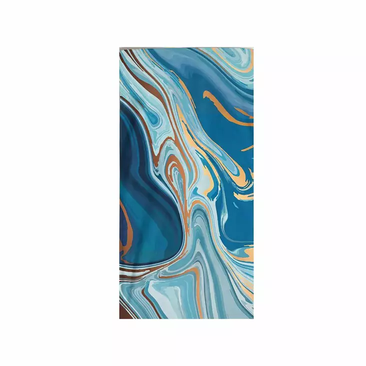 Strandhandduk Mijölnir Blå 60% Bomull 40% Polyester 75x150 cm - Handdukar - 8684283657063 - 1