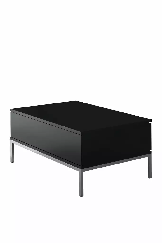 Soffbord Hanah Home Lord Svart Silver Spånskiva 90x40x60 cm - Soffbord - 8684282484233 - 1