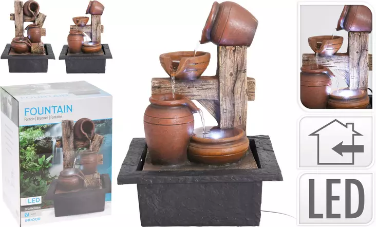 Fontän Amphora Led - Dekorationer, prydnadsföremål - 8719987439353 - 1