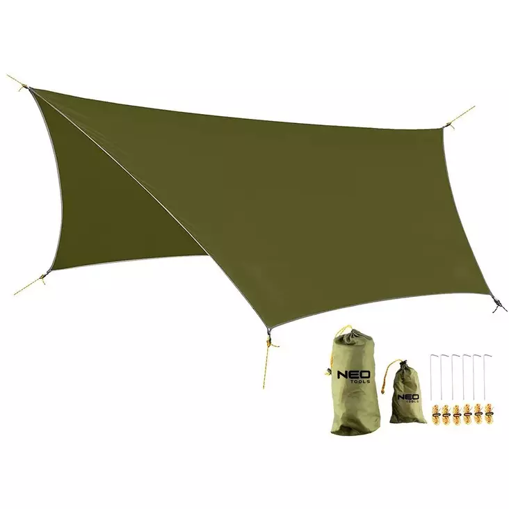 Suoja koukuilla 360Ã—290 Neo Tools - Tält, skydd, hängmattor - 5907558454123 - 1