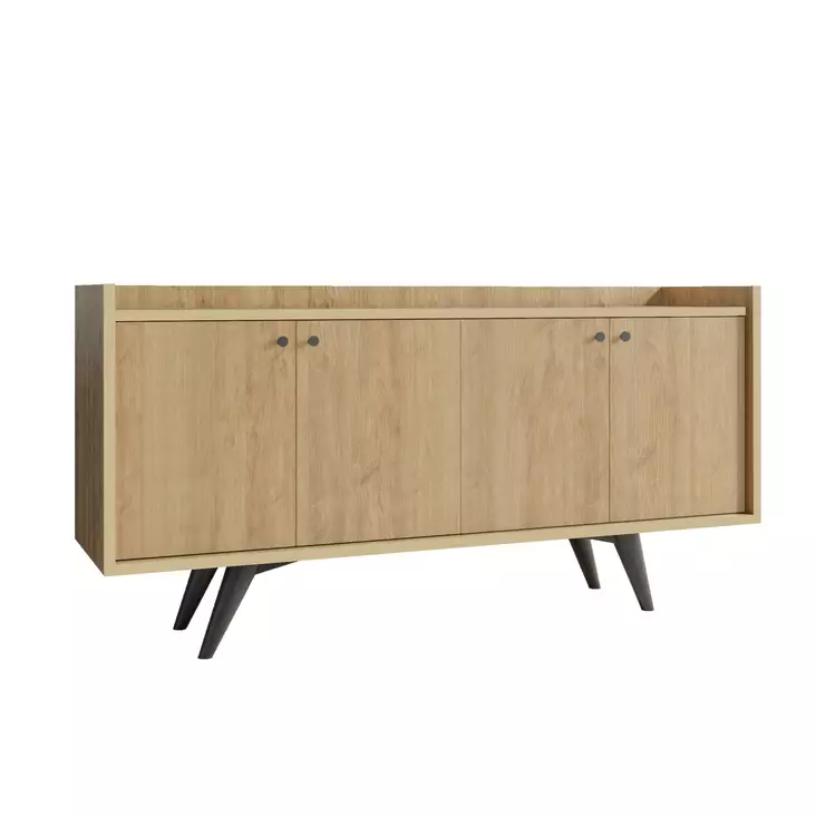 Konsolbord Hanah Home Lizbon Ek Spånskiva 150x75x40 cm - Byråer och skåp - 8682870971493 - 1