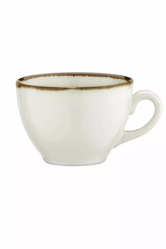 Tekoppsset (8 delar), kanel, 6.4 cm / 220 cc, tålig, elegant, praktisk - Kaffe- och teserviser - 8684283800193 - 1