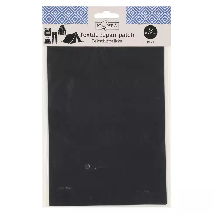 Tekstiilipaikka 15x20 cm 3 kpl - Trådar och sybehör - 6410416290423 - 1