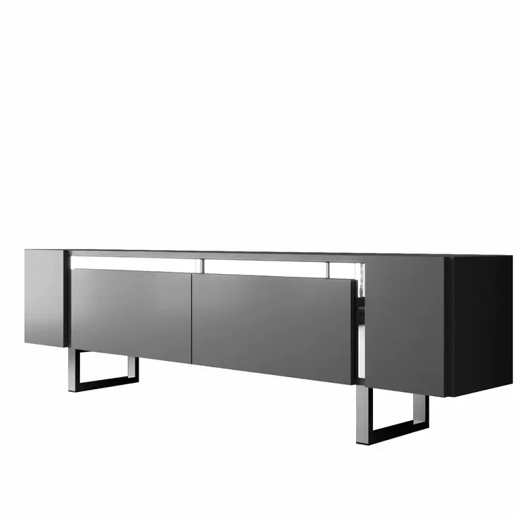 TV-bänk Hanah Home Yildiz Antracit Spånskiva 180x50x30 cm - TV-bänkar - 8684283557233 - 1