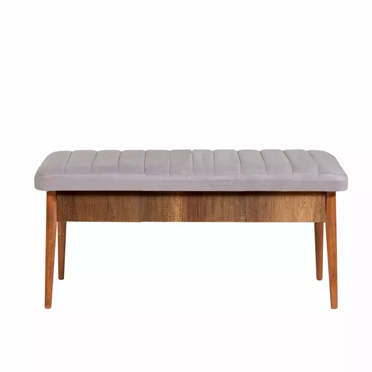 Bänk Hanah Home Vina Bench Soho Valnöt Spånskiva 110x46x40 cm - Bänkar - 8681875791303 - 1