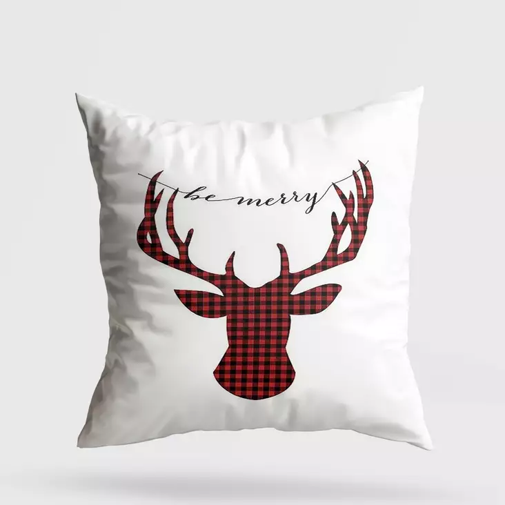 Kudde, flerfärgad, 43 x 43 cm, bekväm, stilren, lättskött - Kuddar och täcken - 8683743381043 - 1