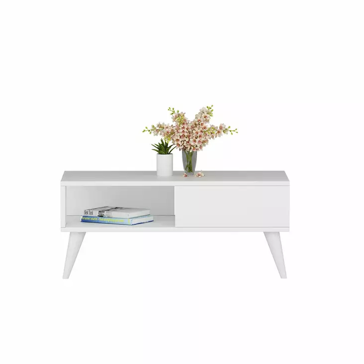 Soffbord Hanah Home Seul Vit Spånskiva 90x40x45 cm - Soffbord - 8683342946193 - 1