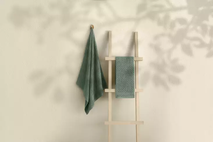 Badrumshandduk Set Mijölnir Grön 100% Bomull 50x90 cm & 90x150 cm - Handdukar - 8683743314393 - 1