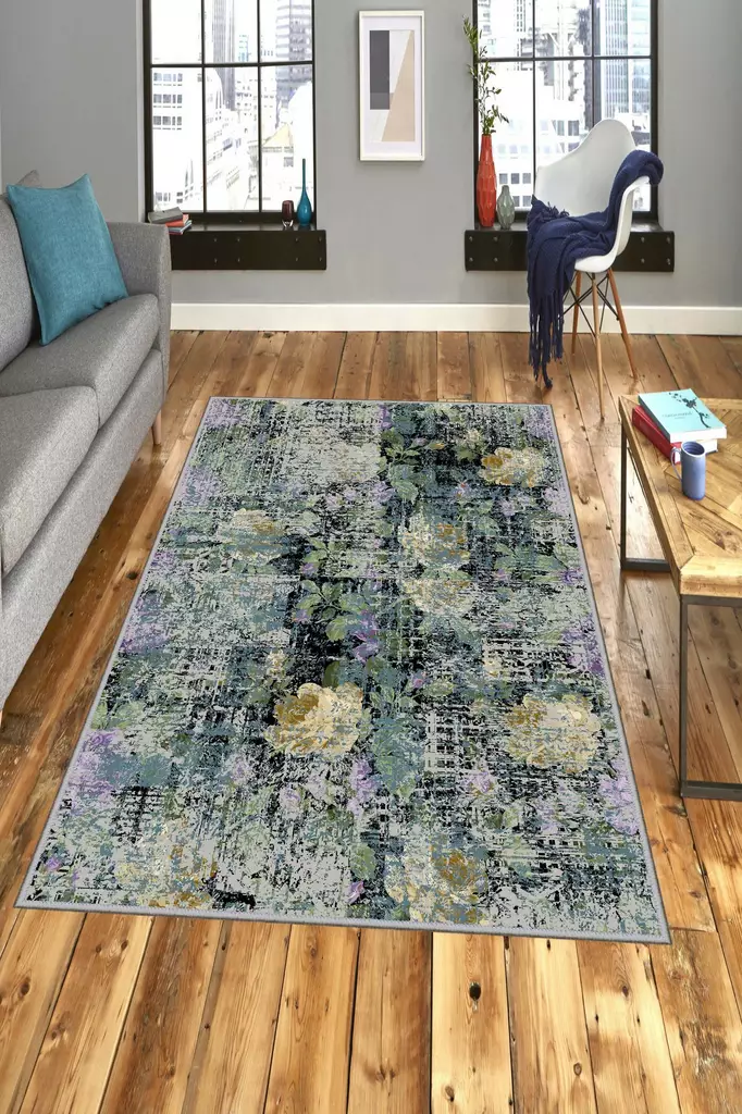 Gångmatta Conceptum Exfab290 Flerfärgad Polyester 80x150 cm - Små mattor och gångmattor - 8681875928013 - 1