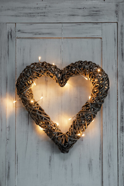 Hertta rottinkisyd=C3=A4n 20led b/o - Dekorationsljus - 6435200288844 - 1