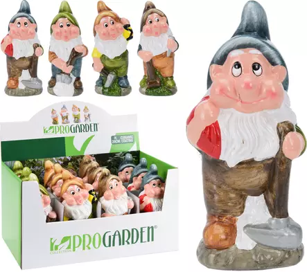 Trädgårdstomte 20 cm - Blank Finish - Charmigt Sortiment - Trädgårdsdekorationer - 8719202110104 - 1