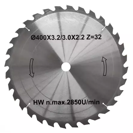 Timco LS400 400 mm klaffcirkelblad - Cirkelsågklingor - 2050000258404 - 1