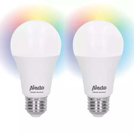 Smart LED-färglampa med Wi-Fi 2-pack - Ljuskällor - 8712412586264 - 1
