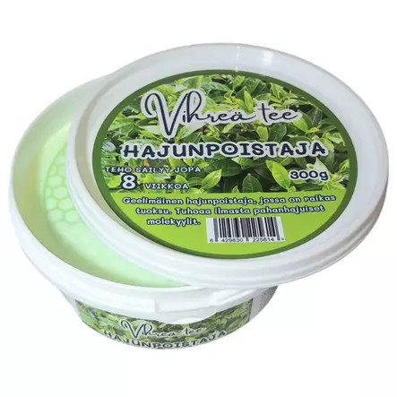 Hajunpoistajageeli vihreä tee 300g - Luftrenare och dofter - 6429830225614 - 1