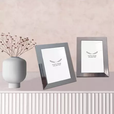 Fotoram Aberto Design 2IGFC1026_1318 Silver Plast 13x18 cm - Tavlor och ramar - 8683743537884 - 2