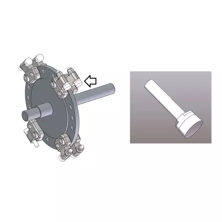 Stubbfräs ZX15hp blad 1 st - Trädgårdsfräsar - 0283080143274 - 1