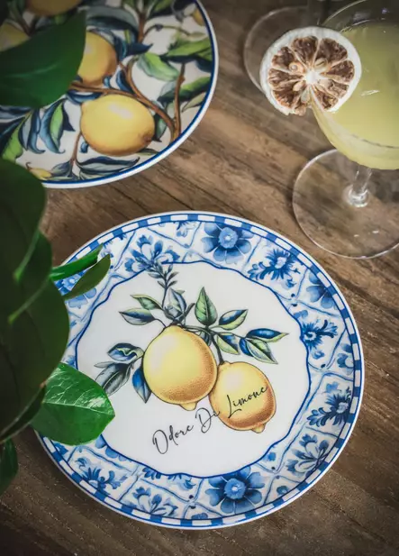 Assietter Set Hermia Gul Keramik 6 Delar - Tallrikar - 8684283616794 - 2