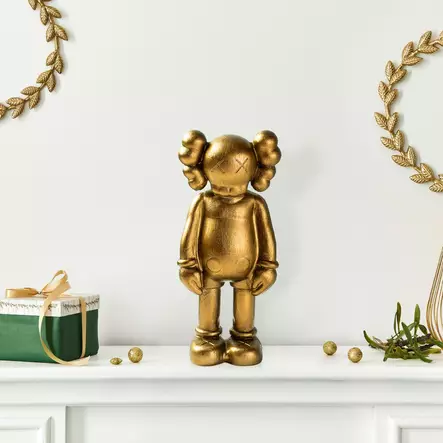 Dekorativ Objekt Aberto Design Yak051 Guld Polyester 12x26x8 cm - Dekorationer, prydnadsföremål - 8684282983934 - 2