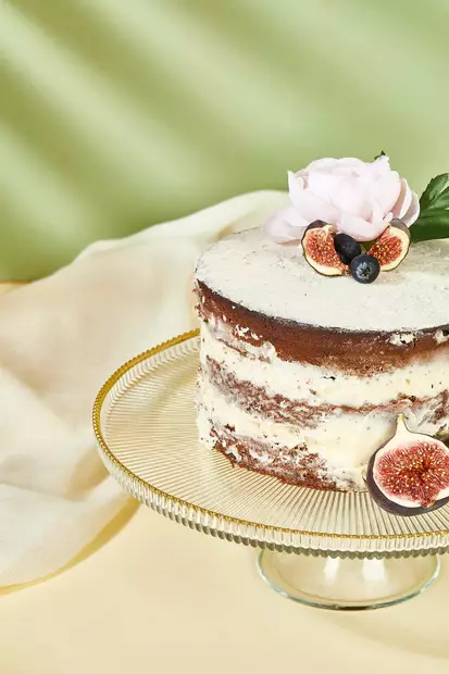 Tårtfat Hermia Paris 28 Transparent Glas 28 cm - Tallrikar - 8684283784684 - 2