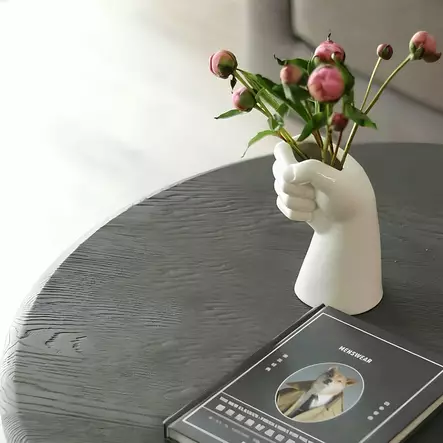 Vas, vit, 17 cm, elegant, hållbar, mångsidig - Hängande blomkrukor och vaser - 8684282137214 - 2