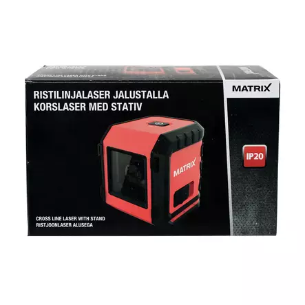 Matrix Ristilinjalaser jalustalla - Multimetrar och testare - 6418536034194 - 1