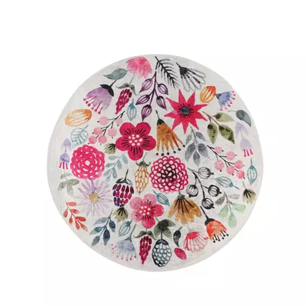 Matta Conceptum Drenaj Flerfärgad Polyester 100x100 cm - Runda mattor - 8683342014144 - 1