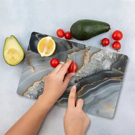 Skärbräda Hermia Flerfärgad Glas 20x30 cm - Köksredskap - 8684283724154 - 2