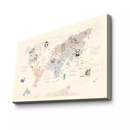 Canvastavla Wallity Flerfärgad Canvas 45x70 cm - Tavlor och ramar - 8683743777624 - 1