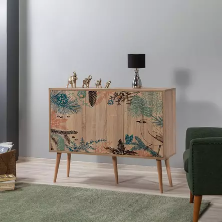 Konsolbord Hanah Home Mega 730 Sonoma Ek Spånskiva 120x90x36 cm - Byråer och skåp - 8681875341164 - 2