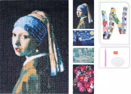 Timanttimaalaussarja 4 eri designia - Målardukar och tavlor - 8720573830614 - 1