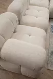 Fåtölj Atelier del Sofa Bubble 1R Cream Bouclé Polyester 95x95x75 cm - Soffor - 8683743317974 - 6